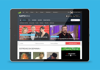 SAPO Mag screenshot